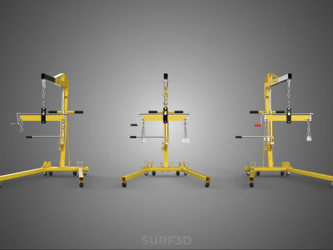STANDARD CRANE ENGINE HOIST LIFT HYDRAULIC LEVELER BALANCER LOAD 3D Model