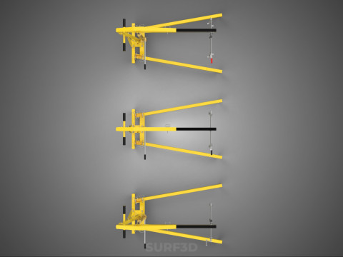 STANDARD CRANE ENGINE HOIST LIFT HYDRAULIC LEVELER BALANCER LOAD 3D-Modell