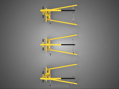 STANDARD CRANE ENGINE HOIST LIFT HYDRAULIC LEVELER BALANCER LOAD 3D Model
