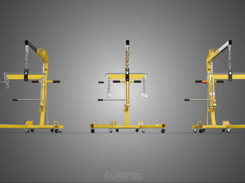STANDARD CRANE ENGINE HOIST LIFT HYDRAULIC LEVELER BALANCER LOAD 3D Model