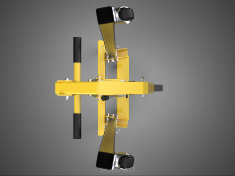 FULLY FOLDED HYDRAULIC JACK ENGINE CRANE HOIST LIFTING COMPACT Modelo 3D