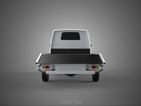 FLATBED TOW TRUCK TOWING TOWTRUCK PICK UP L300 RECOVERY VEHICLE Modelo 3D