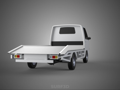 FLATBED TOW TRUCK TOWING TOWTRUCK PICK UP L300 RECOVERY VEHICLE Modelo 3D