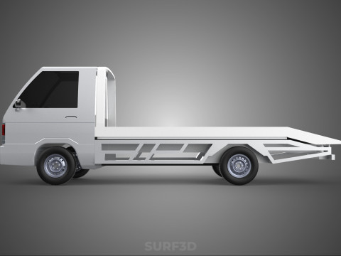 FLATBED TOW TRUCK TOWING TOWTRUCK PICK UP L300 RECOVERY VEHICLE Modelo 3D
