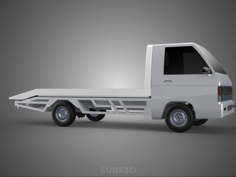 FLATBED TOW TRUCK TOWING TOWTRUCK PICK UP L300 RECOVERY VEHICLE Modelo 3D