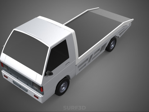 FLATBED TOW TRUCK TOWING TOWTRUCK PICK UP L300 RECOVERY VEHICLE Modelo 3D