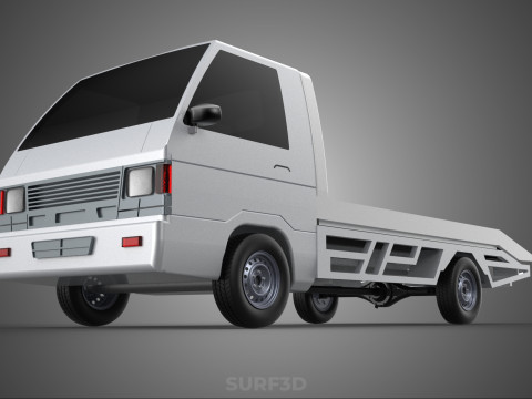 FLATBED TOW TRUCK TOWING TOWTRUCK PICK UP L300 RECOVERY VEHICLE Modelo 3D