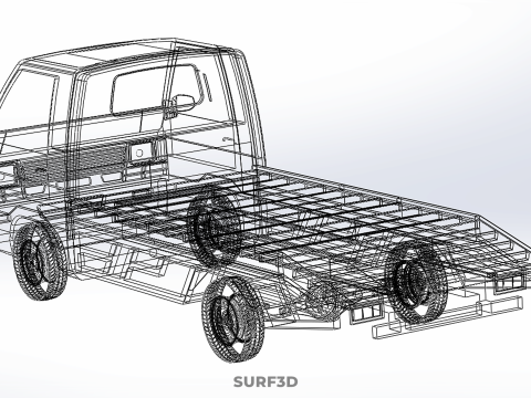 FLATBED TOW TRUCK TOWING TOWTRUCK PICK UP L300 RECOVERY VEHICLE Modelo 3D