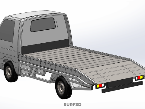 FLATBED TOW TRUCK TOWING TOWTRUCK PICK UP L300 RECOVERY VEHICLE Modelo 3D