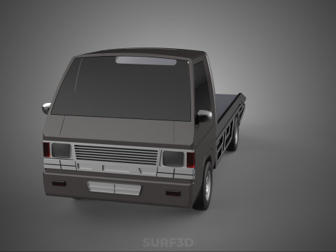 TOW TRUCK FLATBED TOWING TOWTRUCK PICK UP L300 RECOVERY VEHICLE Modelo 3D