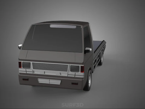 D&eacute;panneuse &agrave; plat remorquage d&eacute;panneuse PICK UP L300 v&eacute;hicule de r&eacute;cup&eacute;ration Modèle 3D