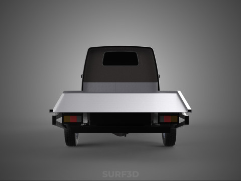 TOW TRUCK FLATBED TOWING TOWTRUCK PICK UP L300 RECOVERY VEHICLE Modelo 3D