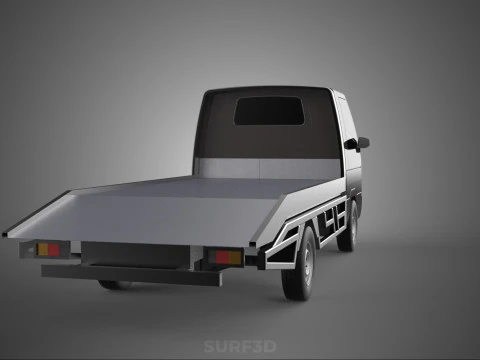 D&eacute;panneuse &agrave; plat remorquage d&eacute;panneuse PICK UP L300 v&eacute;hicule de r&eacute;cup&eacute;ration Modèle 3D
