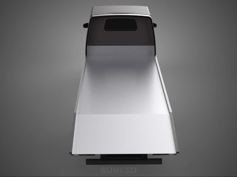 D&eacute;panneuse &agrave; plat remorquage d&eacute;panneuse PICK UP L300 v&eacute;hicule de r&eacute;cup&eacute;ration Modèle 3D