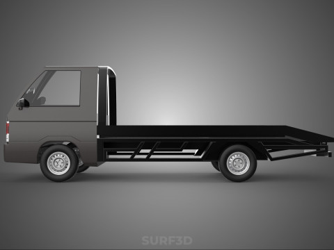 TOW TRUCK FLATBED TOWING TOWTRUCK PICK UP L300 RECOVERY VEHICLE Modelo 3D