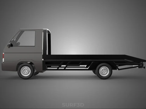 D&eacute;panneuse &agrave; plat remorquage d&eacute;panneuse PICK UP L300 v&eacute;hicule de r&eacute;cup&eacute;ration Modèle 3D