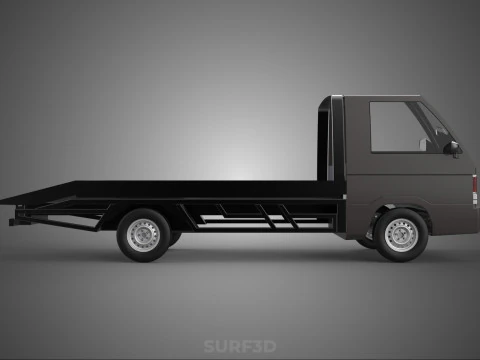 D&eacute;panneuse &agrave; plat remorquage d&eacute;panneuse PICK UP L300 v&eacute;hicule de r&eacute;cup&eacute;ration Modèle 3D