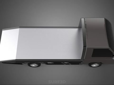 D&eacute;panneuse &agrave; plat remorquage d&eacute;panneuse PICK UP L300 v&eacute;hicule de r&eacute;cup&eacute;ration Modèle 3D