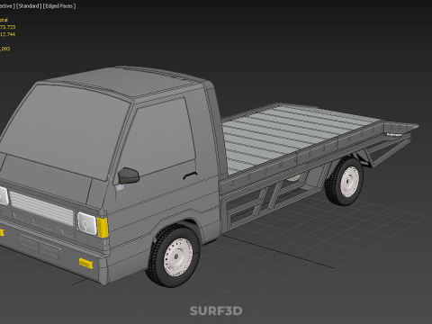 TOW TRUCK FLATBED TOWING TOWTRUCK PICK UP L300 RECOVERY VEHICLE Modelo 3D