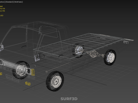 TOW TRUCK FLATBED TOWING TOWTRUCK PICK UP L300 RECOVERY VEHICLE Modelo 3D