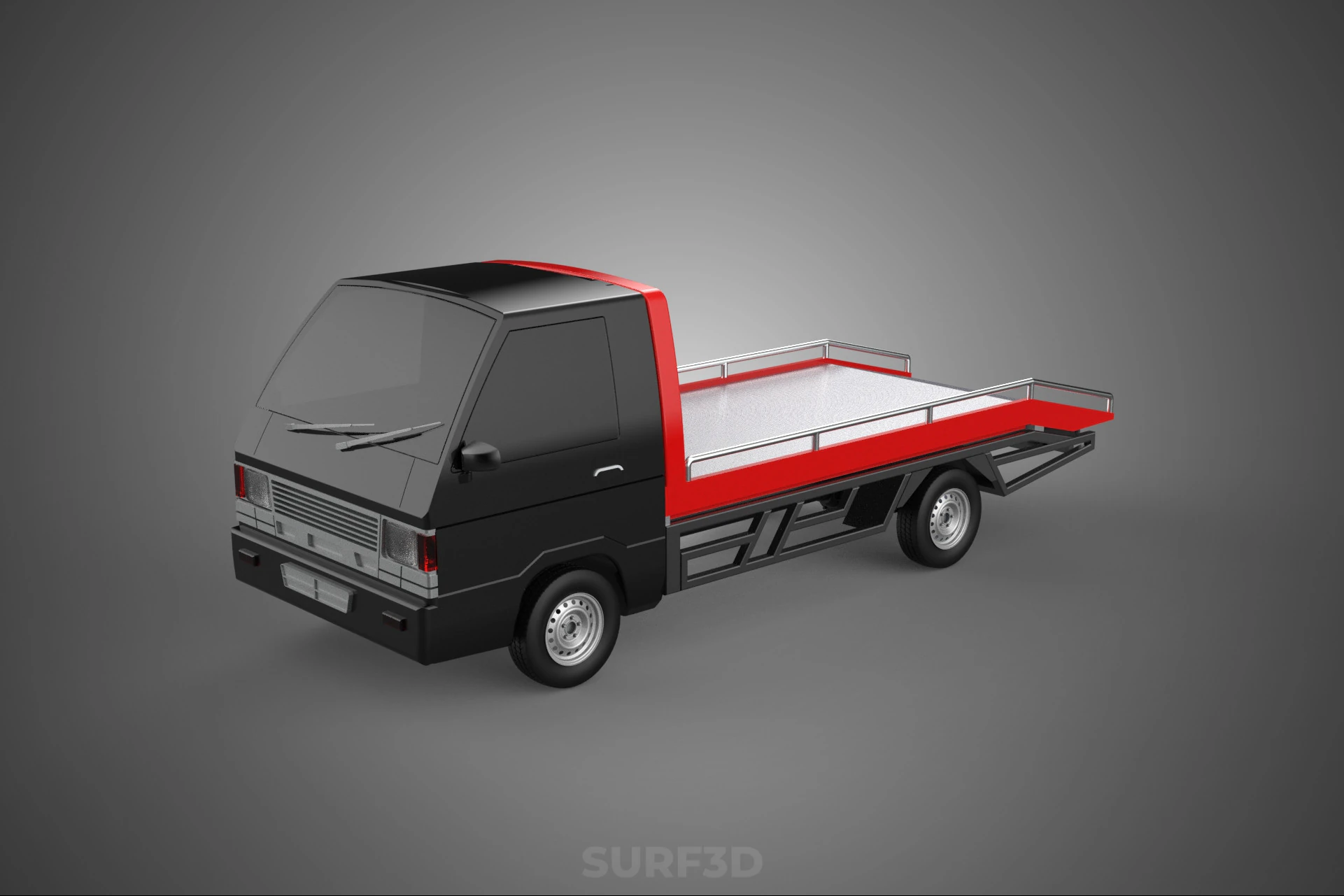 HOLOWANIE CIĘŻAR&Oacute;WKI HOLOWEJ PŁATOWEJ HOLULATOR PICK UP L300 PICKUP POJAZD Model 3D .c4d .max .obj .3ds .fbx .stl .blend 