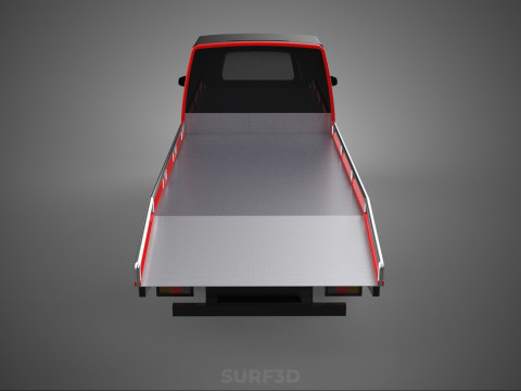 TOWING TOW TRUCK FLATBED TOWTRUCK PICK UP L300 PICKUP VEHICLE 3Dモデル