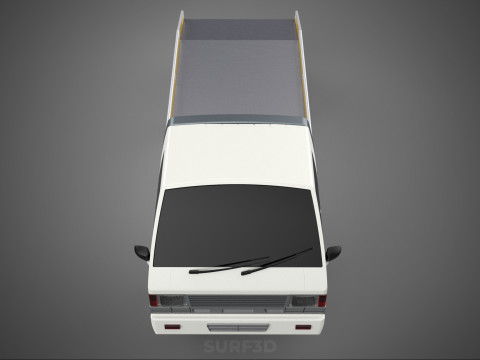 COLT L300 TOWING PICK UP TRUCK FLATBED TOWTRUCK PICKUP VEHICLE 3D Модель