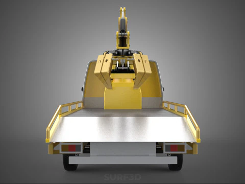 CAR PICK UP TRUCK WOOD LOG TREE LOADER GRAB CRANE LIFTER GRABBER 3D Model
