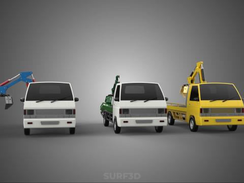 ARM THUMB CAR PICK UP TRUCK BUCKET LOADER CRANE GRABBER GRAPPLE Model 3D