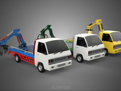 РУКА ВЕЛИКИЙ ПАЛЕЦЬ АВТОМОБІЛЬ ПІКАП ВАНТАЖІВКА КІВШ НАВАНТАЖУВАЧ КРАН ГРАББЕР ГРЕЙФЕР 3D Модель