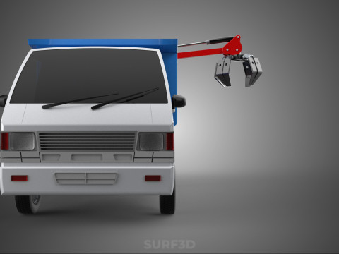 FRESH FRUIT BUNCH PALM OIL GRABBER CRANE GRAPPLE CLAW CAR TRUCK 3D 模型