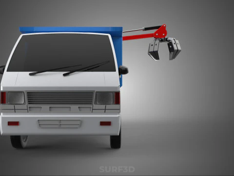 FRESH FRUIT BUNCH PALM OIL GRABBER CRANE GRAPPLE CLAW CAR TRUCK 3D Model