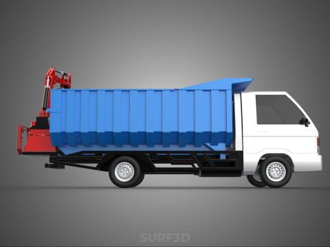 FRESH FRUIT BUNCH PALM OIL GRABBER CRANE GRAPPLE CLAW CAR TRUCK 3D 模型