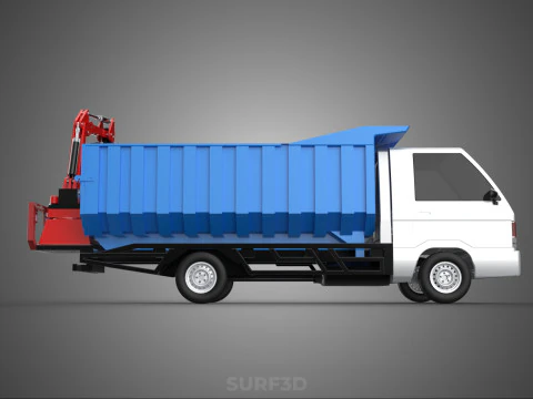 FRESH FRUIT BUNCH PALM OIL GRABBER CRANE GRAPPLE CLAW CAR TRUCK 3D Model