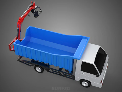 FRESH FRUIT BUNCH PALM OIL GRABBER CRANE GRAPPLE CLAW CAR TRUCK 3D Model