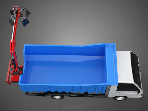 FRESH FRUIT BUNCH PALM OIL GRABBER CRANE GRAPPLE CLAW CAR TRUCK 3D Model