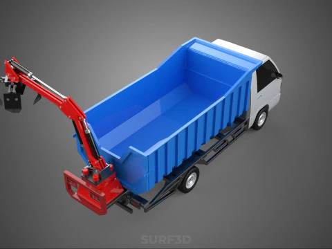 FRESH FRUIT BUNCH PALM OIL GRABBER CRANE GRAPPLE CLAW CAR TRUCK 3D Model