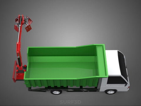 WOOD LOG TREE GRAPPLE TRUCK LOADER CRANE LIFT GRABBER L300 CAR 3Dモデル