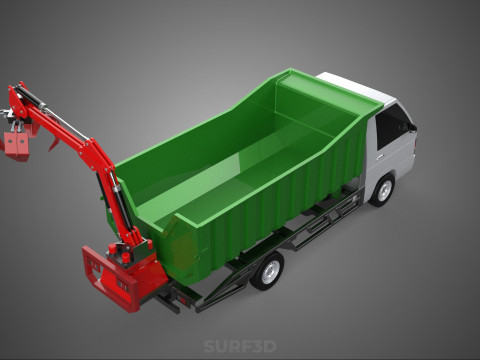 WOOD LOG TREE GRAPPLE TRUCK LOADER CRANE LIFT GRABBER L300 CAR 3Dモデル
