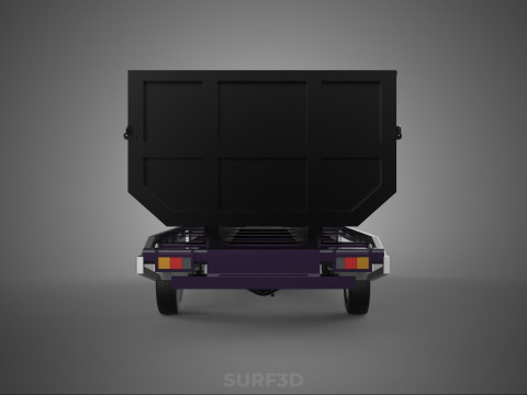 CATTLE TRANSPORT COLT DELICA L300 PICK UP CAR VEHICLE TRUCK MINI 3D 모델