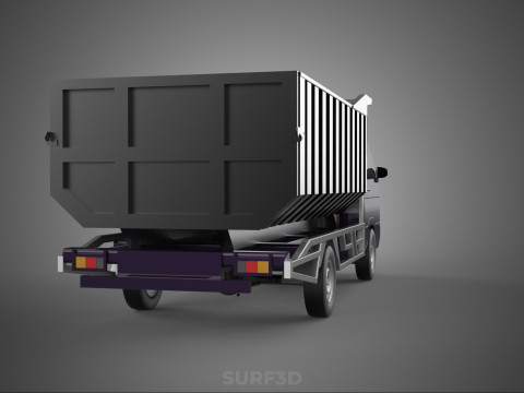 CATTLE TRANSPORT COLT DELICA L300 PICK UP CAR VEHICLE TRUCK MINI 3D 모델