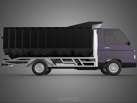 CATTLE TRANSPORT COLT DELICA L300 PICK UP CAR VEHICLE TRUCK MINI 3D 모델