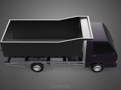 CATTLE TRANSPORT COLT DELICA L300 PICK UP CAR VEHICLE TRUCK MINI 3D 모델