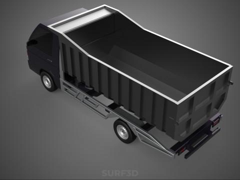CATTLE TRANSPORT COLT DELICA L300 PICK UP CAR VEHICLE TRUCK MINI 3D 모델