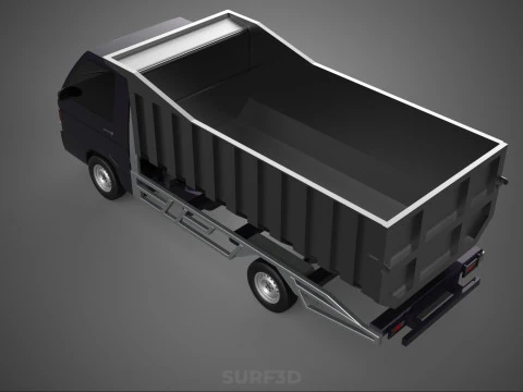 CATTLE TRANSPORT COLT DELICA L300 PICK UP CAR VEHICLE TRUCK MINI 3D Model