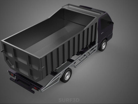 CATTLE TRANSPORT COLT DELICA L300 PICK UP CAR VEHICLE TRUCK MINI 3D 모델