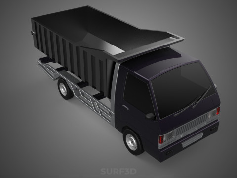 CATTLE TRANSPORT COLT DELICA L300 PICK UP CAR VEHICLE TRUCK MINI 3D 모델