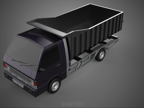 CATTLE TRANSPORT COLT DELICA L300 PICK UP CAR VEHICLE TRUCK MINI 3D 모델
