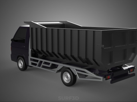 CATTLE TRANSPORT COLT DELICA L300 PICK UP CAR VEHICLE TRUCK MINI 3D 모델
