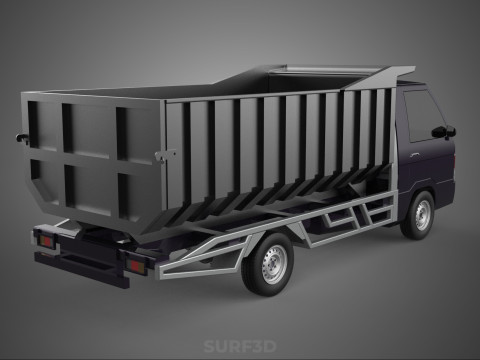 CATTLE TRANSPORT COLT DELICA L300 PICK UP CAR VEHICLE TRUCK MINI 3D 모델